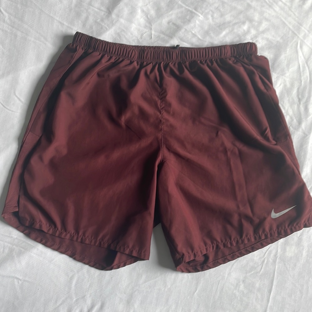Nike Lined 6” Maroon Shorts